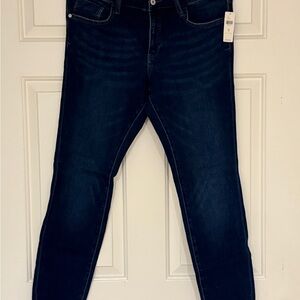Anthropologie Dark Blue Skinny Jeans